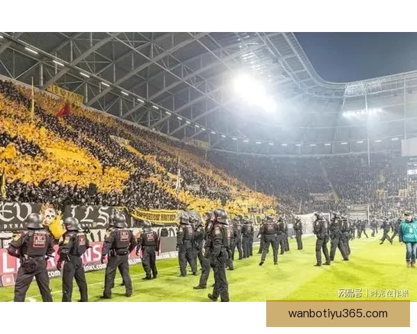 德累斯顿与赫塔球迷互掷烟火引发冲突 比赛中断20分钟局势紧张