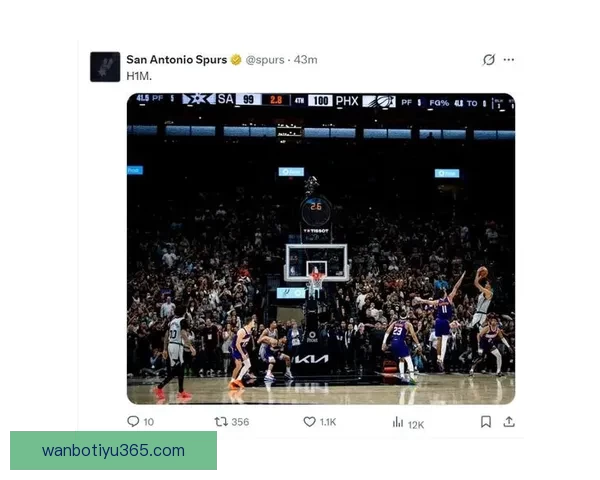 文班亚马季后赛首战期待马刺主场爆满相信现场氛围超乎预期